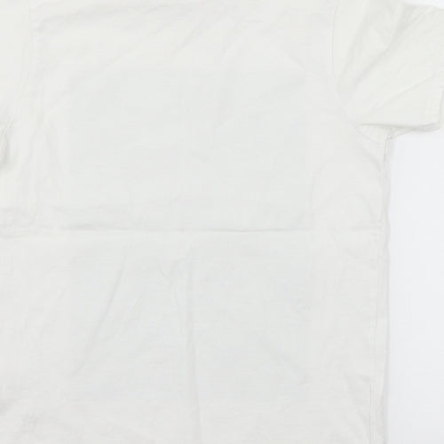 George Boys White  Jersey Basic T-Shirt Size 12-13 Years  - New Limitations