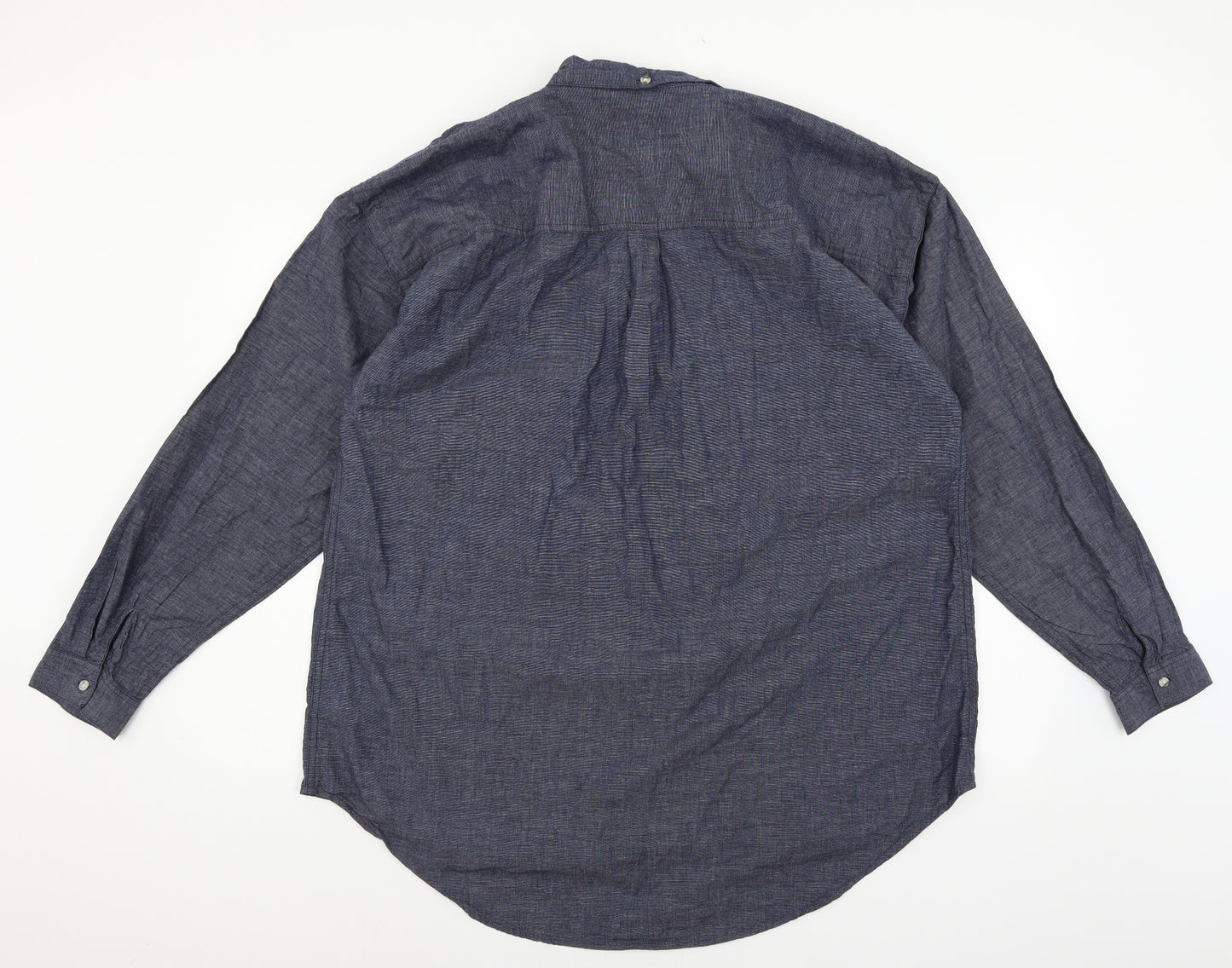 NEXT Womens Blue   Basic Button-Up Size 20