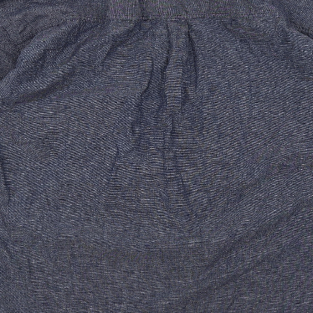 NEXT Womens Blue   Basic Button-Up Size 20