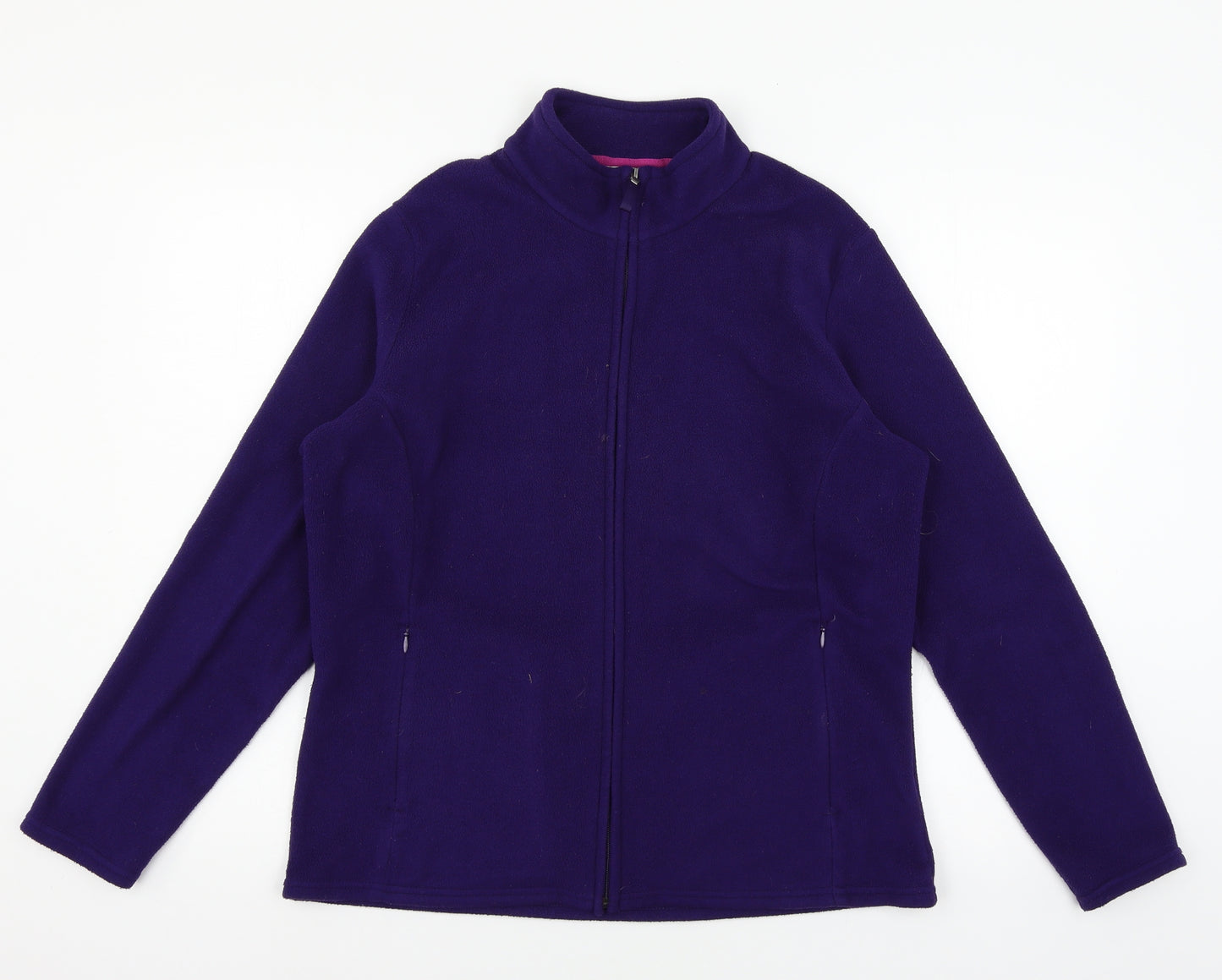 Marks and Spencer Womens Purple  Fleece Jacket  Size 16