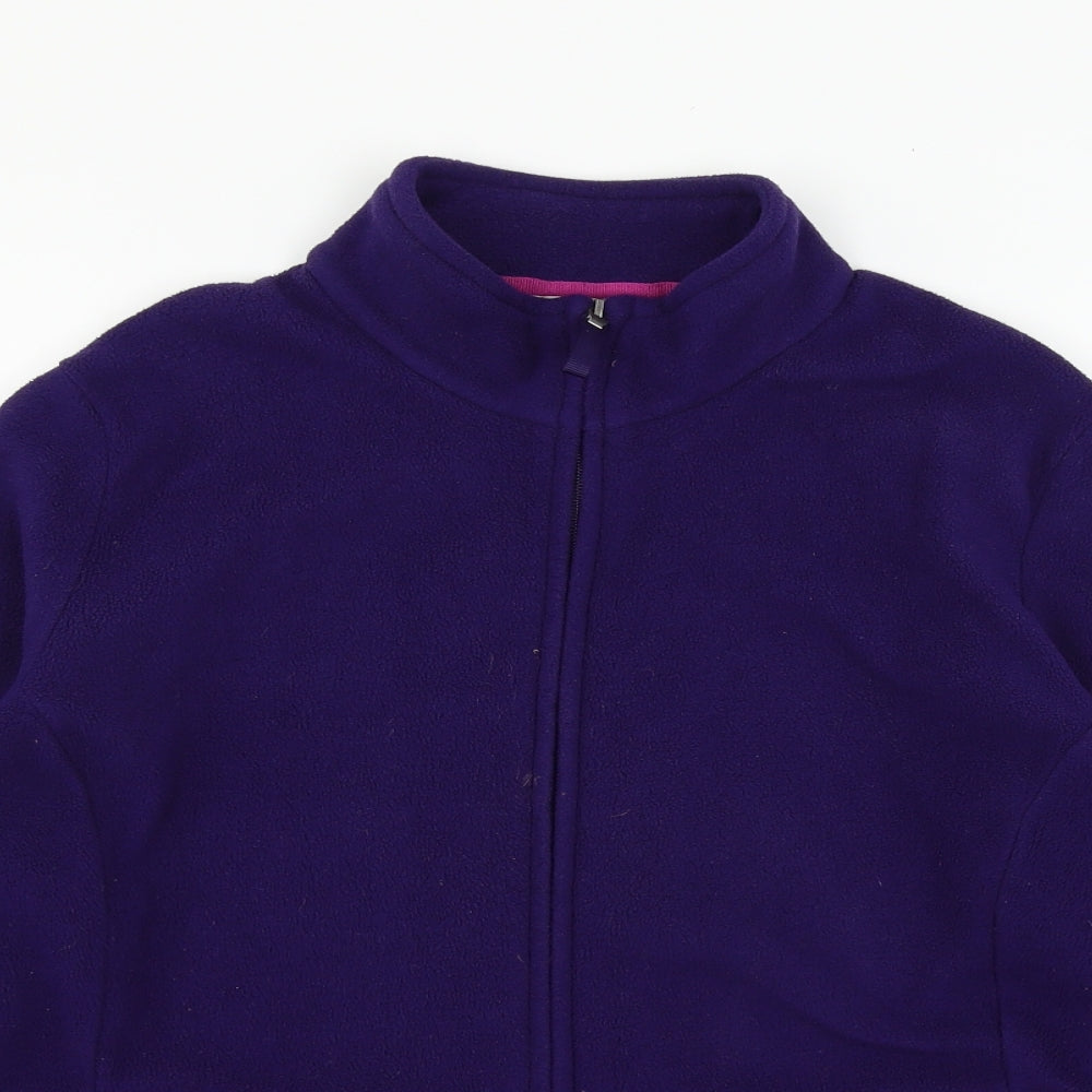 Marks and Spencer Womens Purple  Fleece Jacket  Size 16