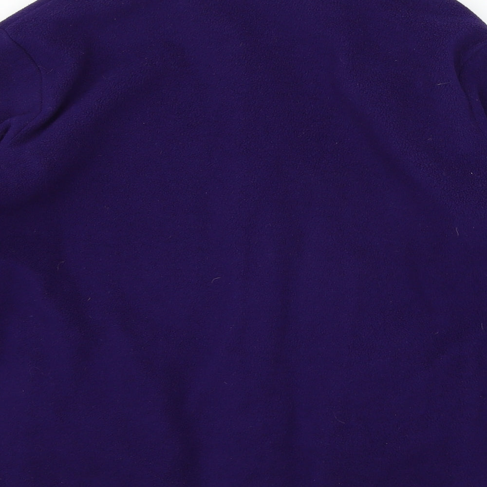 Marks and Spencer Womens Purple  Fleece Jacket  Size 16