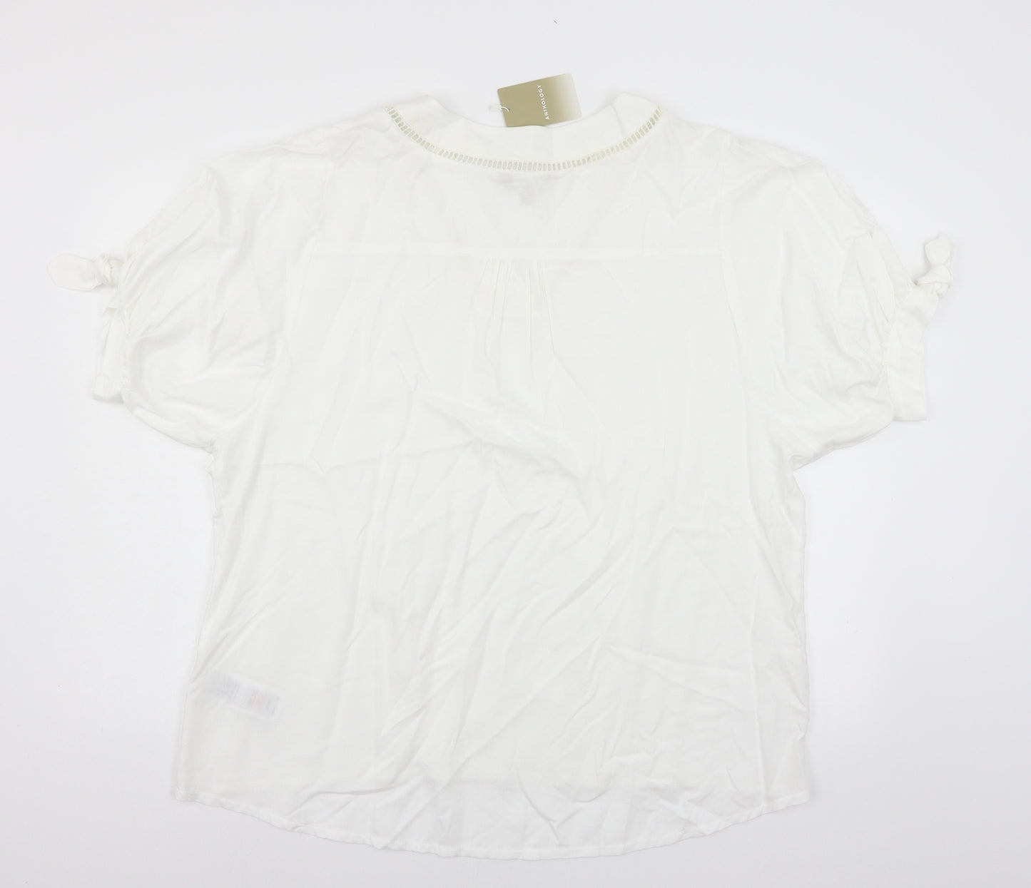 Anthology Womens White   Basic Blouse Size 20
