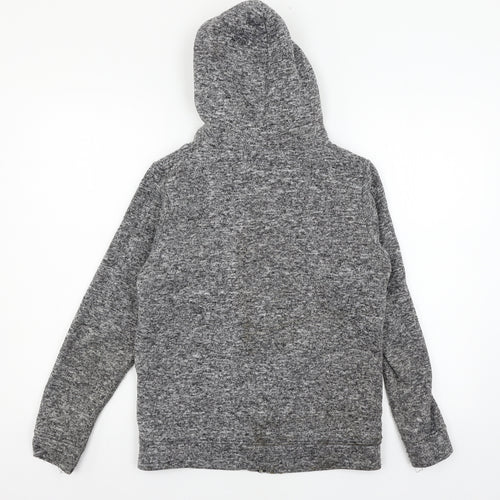Primark Womens Grey  Jersey Full Zip Hoodie Size 10