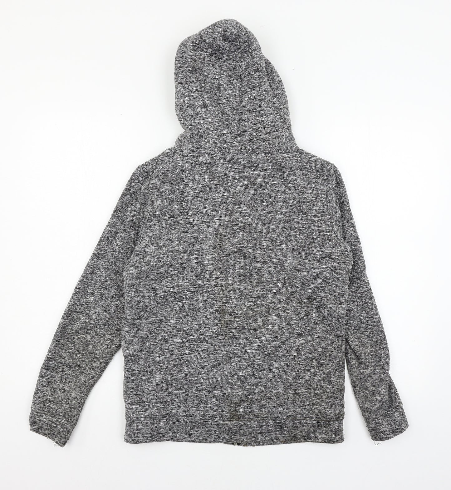 Primark Womens Grey  Jersey Full Zip Hoodie Size 10