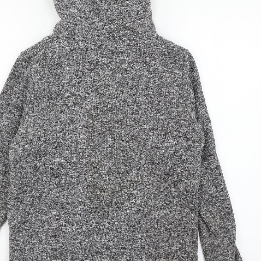 Primark Womens Grey  Jersey Full Zip Hoodie Size 10