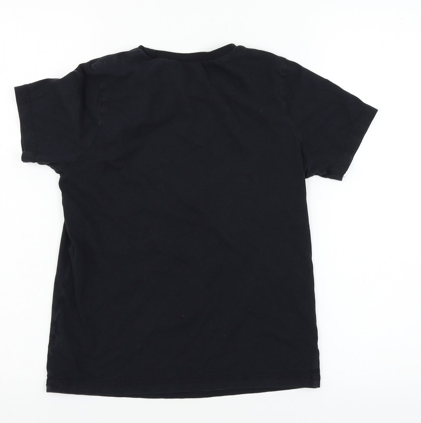 George Girls Blue  Jersey Basic T-Shirt Size 10-11 Years  - Skull