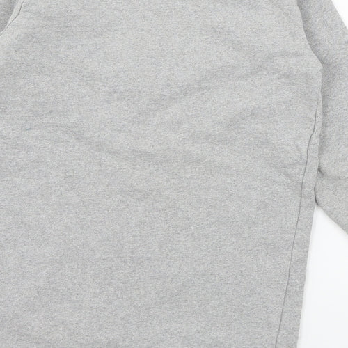 PEP & CO Girls Grey  Jersey Pullover Sweatshirt Size 8-9 Years  - Crush