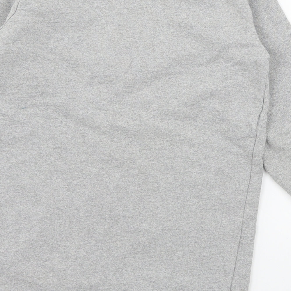 PEP & CO Girls Grey  Jersey Pullover Sweatshirt Size 8-9 Years  - Crush