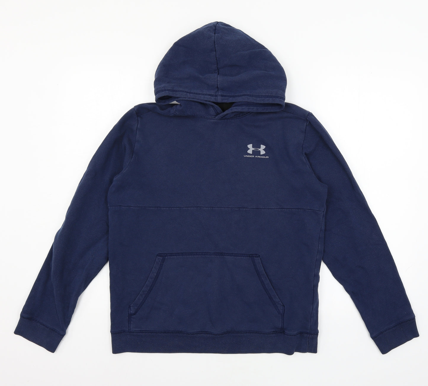 Under armour Womens Blue  Jersey Pullover Hoodie Size XL