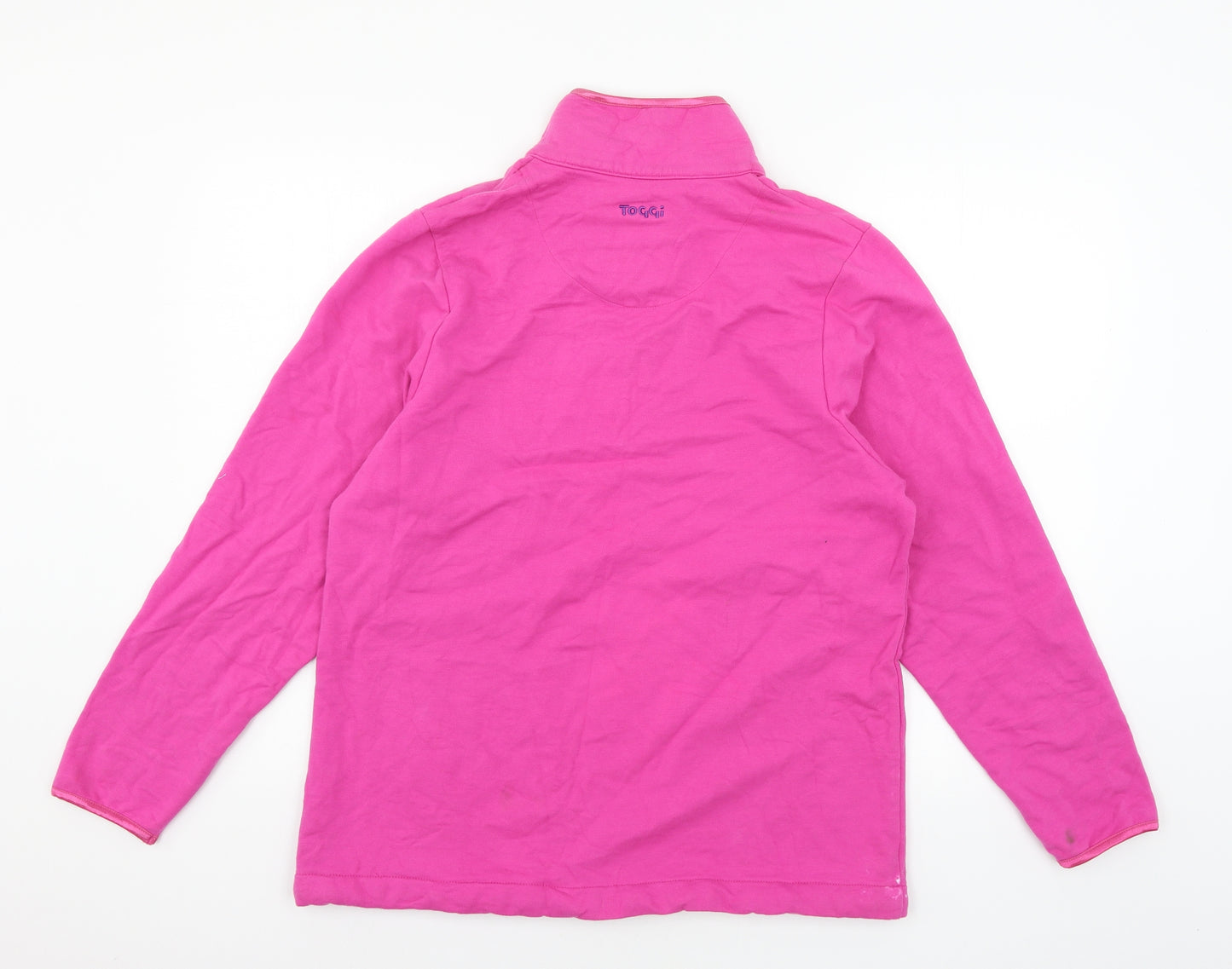 Toggi Womens Pink  Jersey Pullover Sweatshirt Size 12