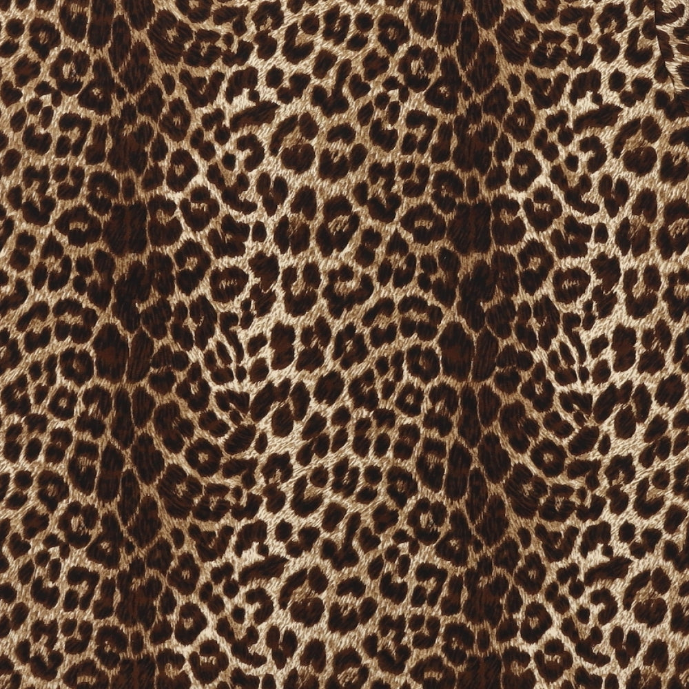 Jitu's Womens Brown Animal Print Jersey Basic T-Shirt Size L  - Butterfly