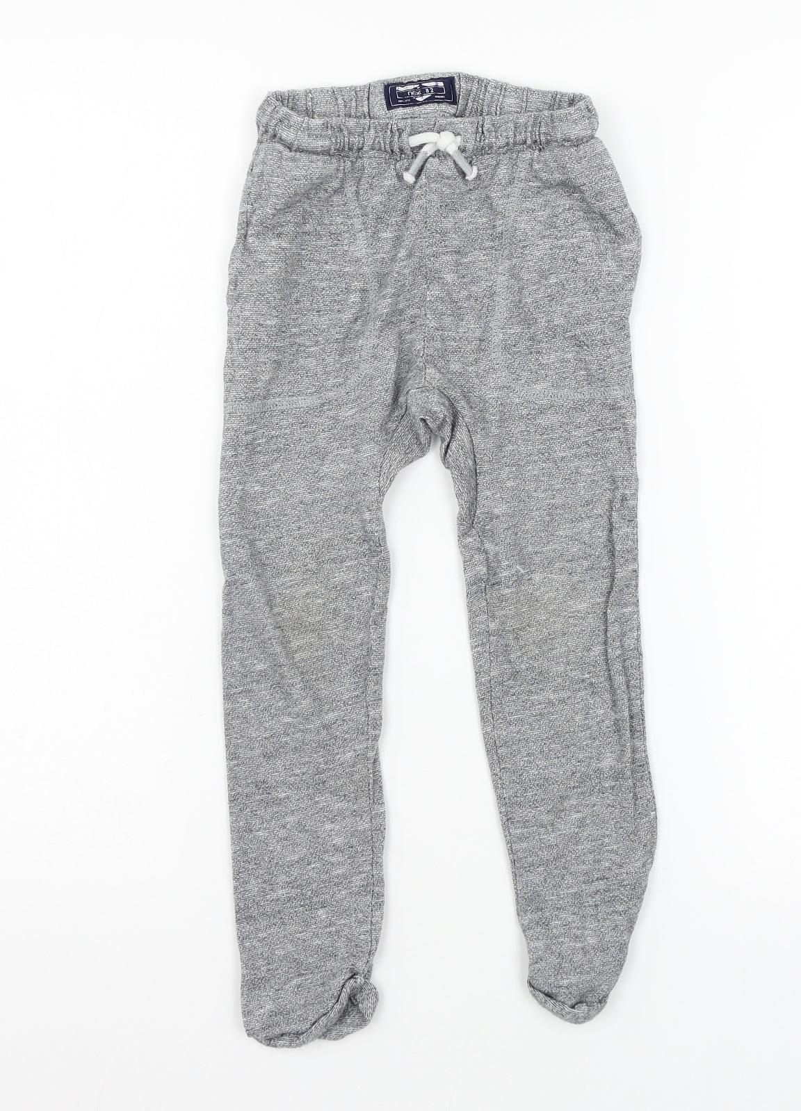 NEXT Boys Grey  Jersey Jogger Trousers Size 5-6 Years