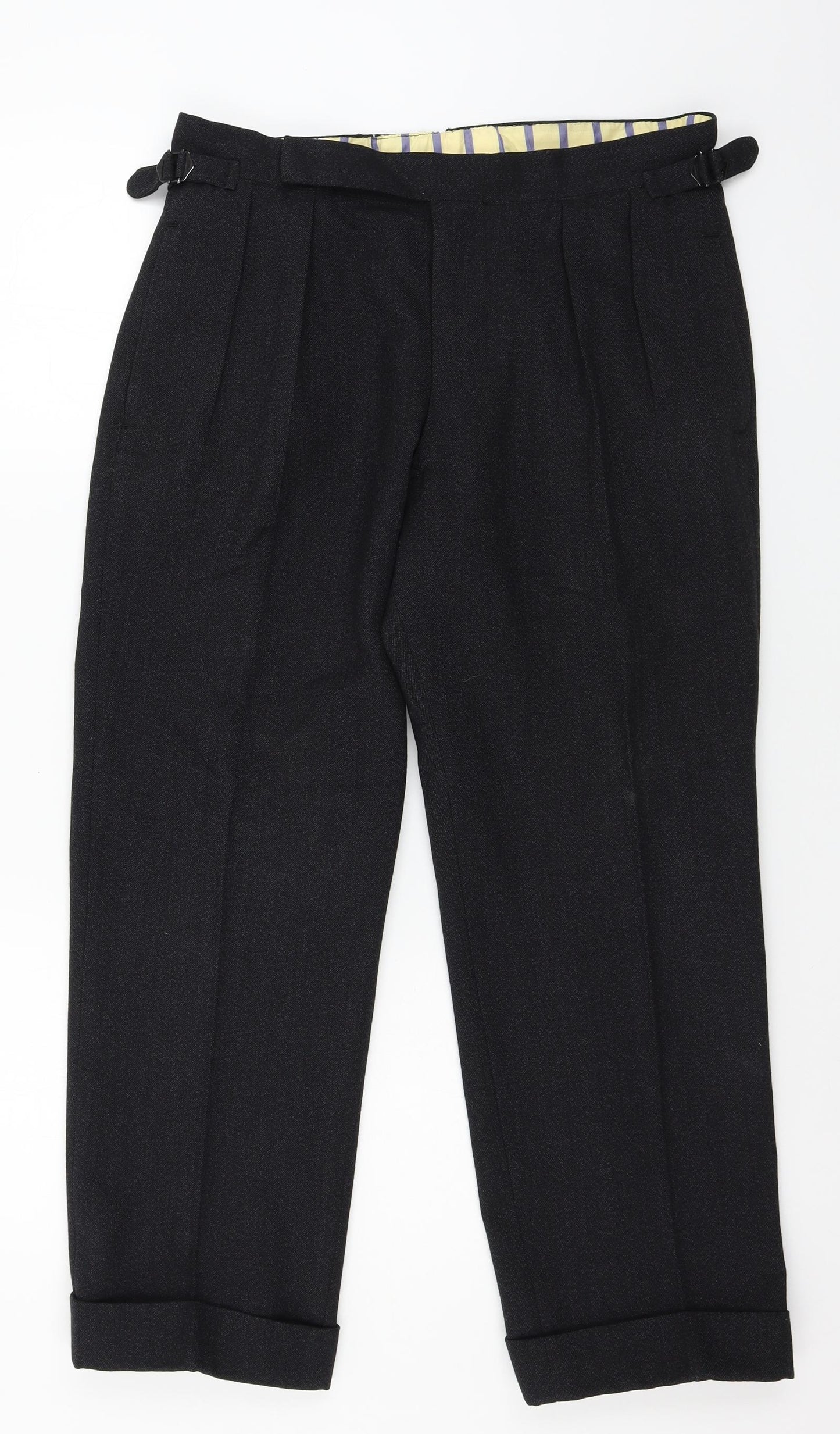 Preworn Mens Black   Trousers  Size 32 in L26 in