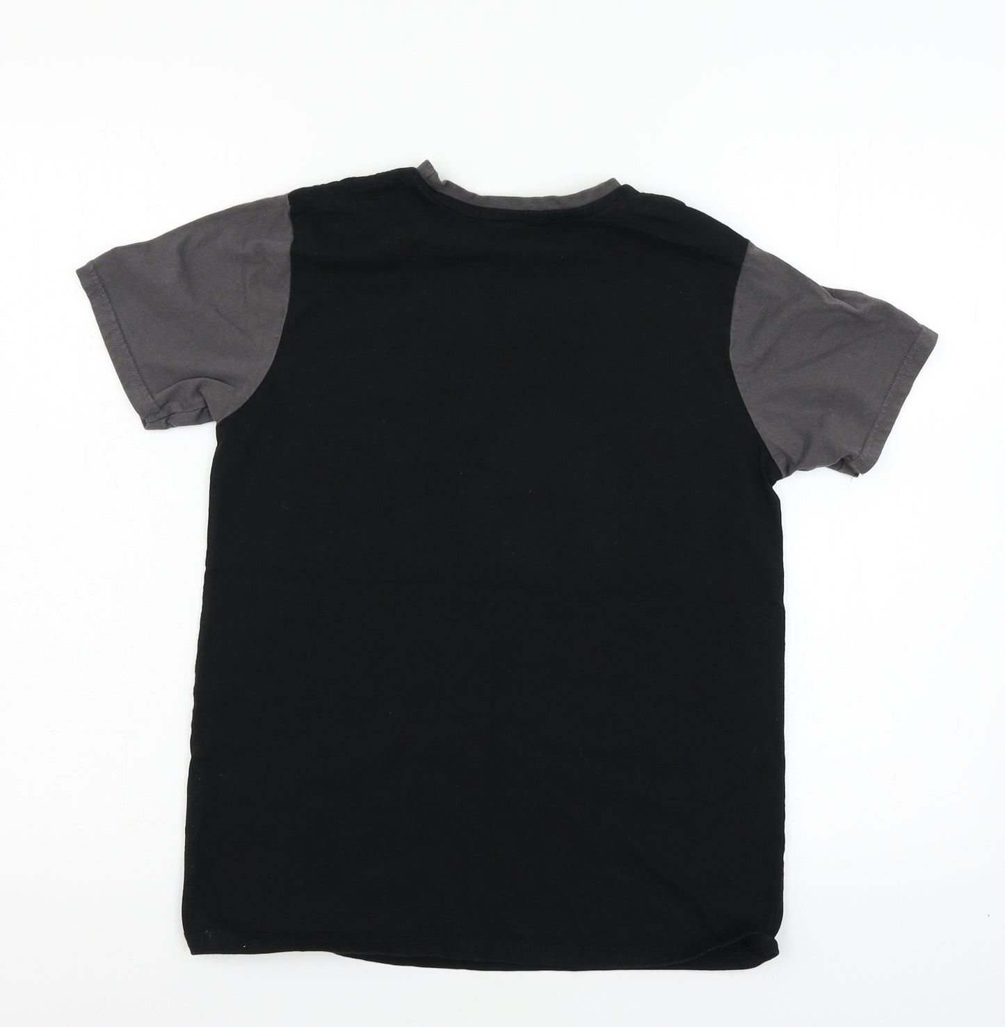 George Boys Black  Jersey Basic T-Shirt Size 12-13 Years  - Future icon