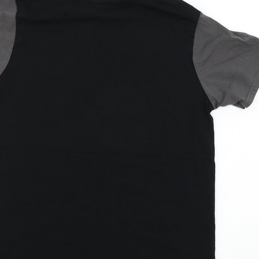 George Boys Black  Jersey Basic T-Shirt Size 12-13 Years  - Future icon