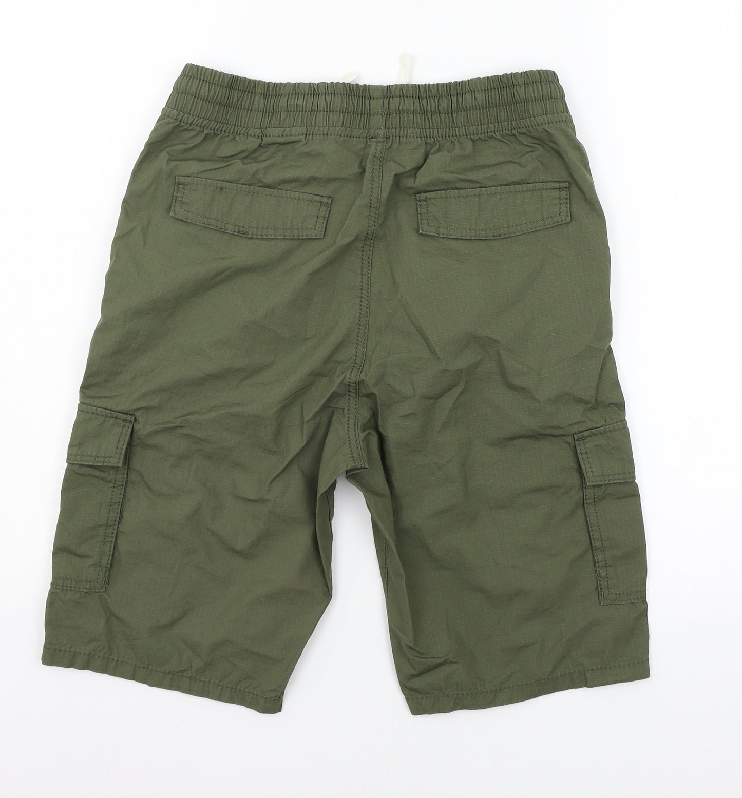 H&M Boys Green   Cargo Shorts Size 13 Years