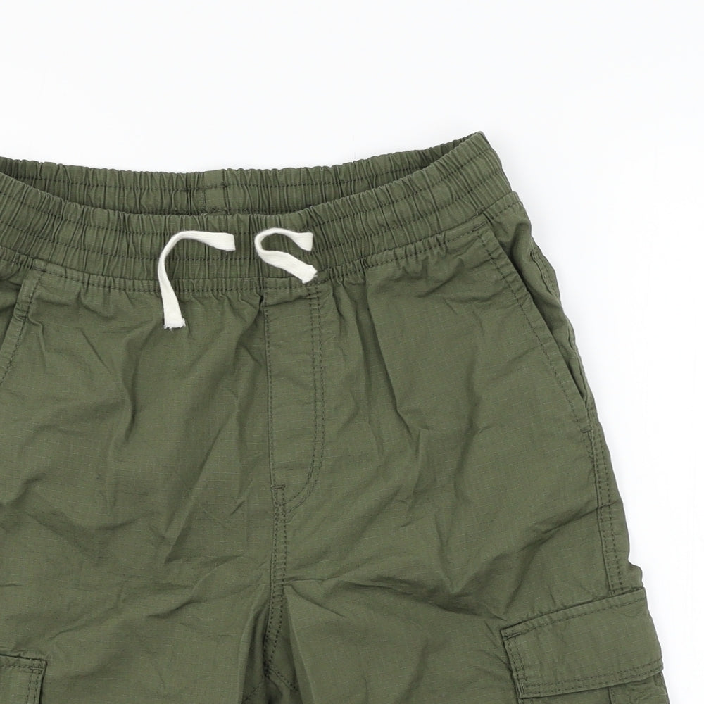 H&M Boys Green   Cargo Shorts Size 13 Years