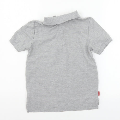 Slazenger Boys Grey  Jersey Basic Polo Size 7-8 Years