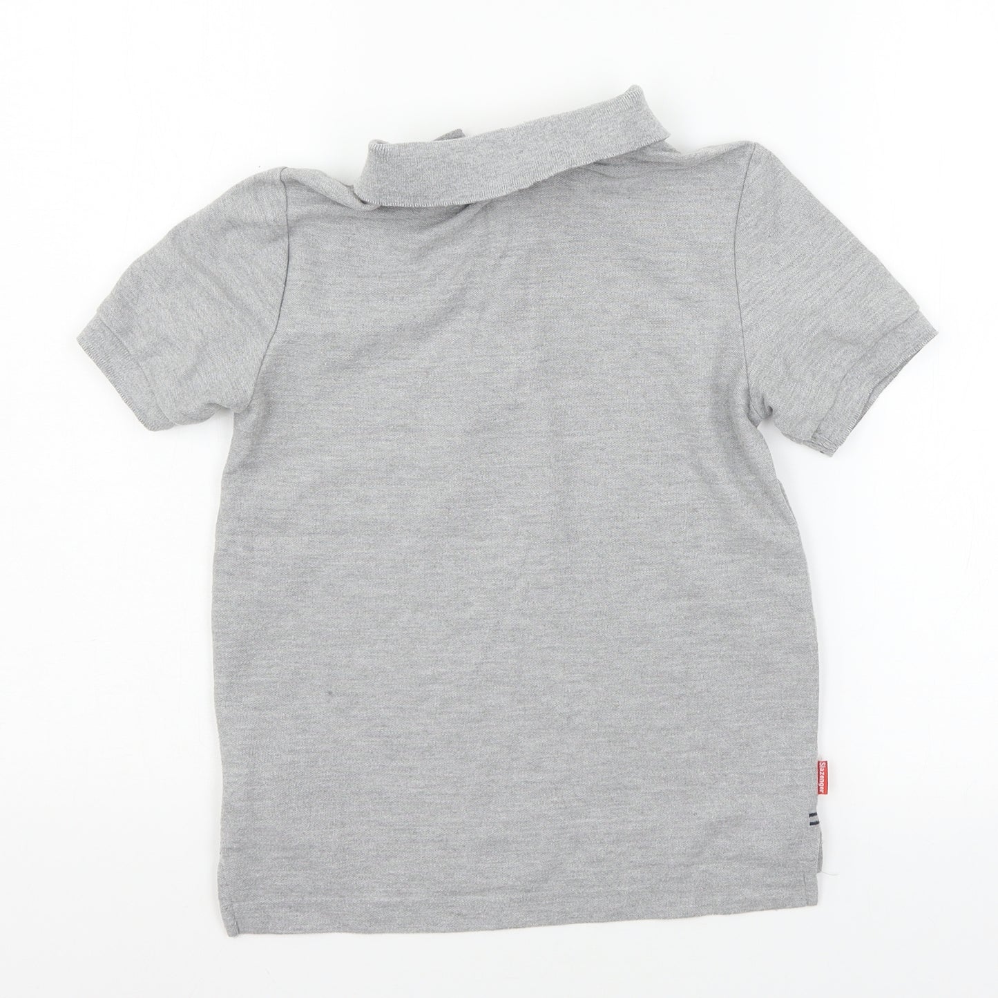 Slazenger Boys Grey  Jersey Basic Polo Size 7-8 Years