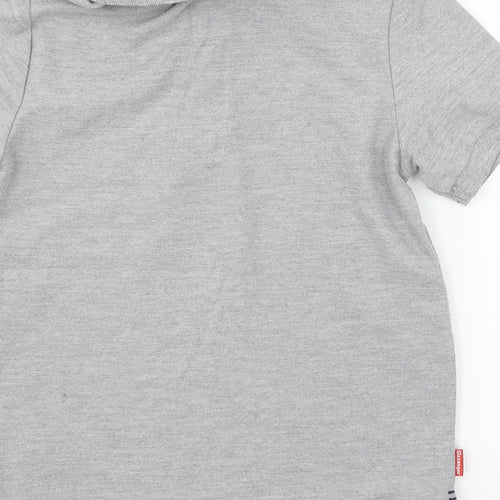 Slazenger Boys Grey  Jersey Basic Polo Size 7-8 Years