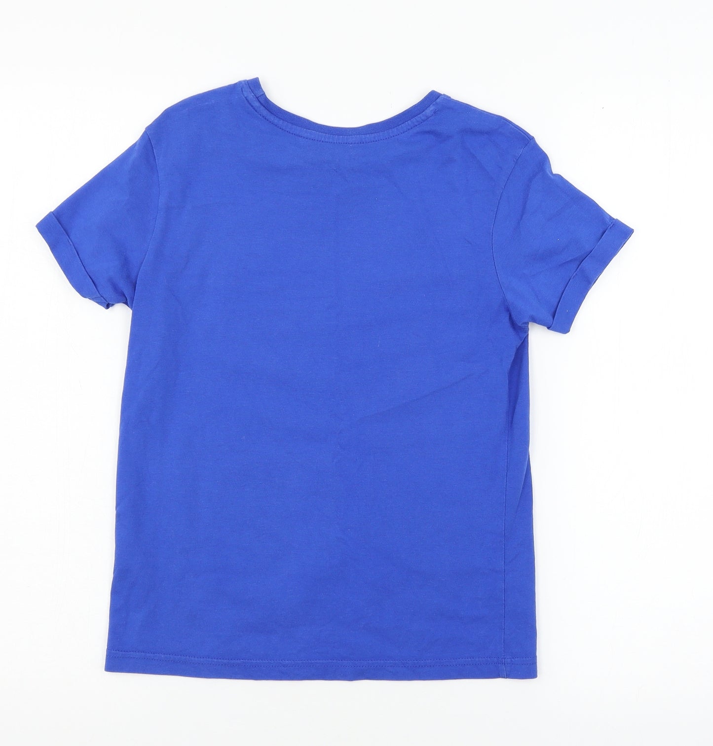 George Boys Blue  Jersey Basic T-Shirt Size 8-9 Years  - Hogwarts