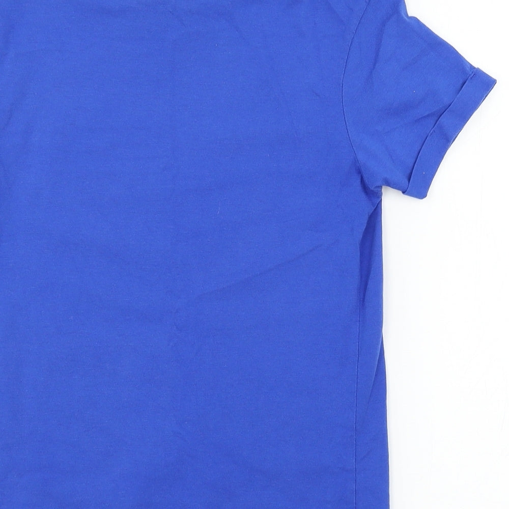 George Boys Blue  Jersey Basic T-Shirt Size 8-9 Years  - Hogwarts