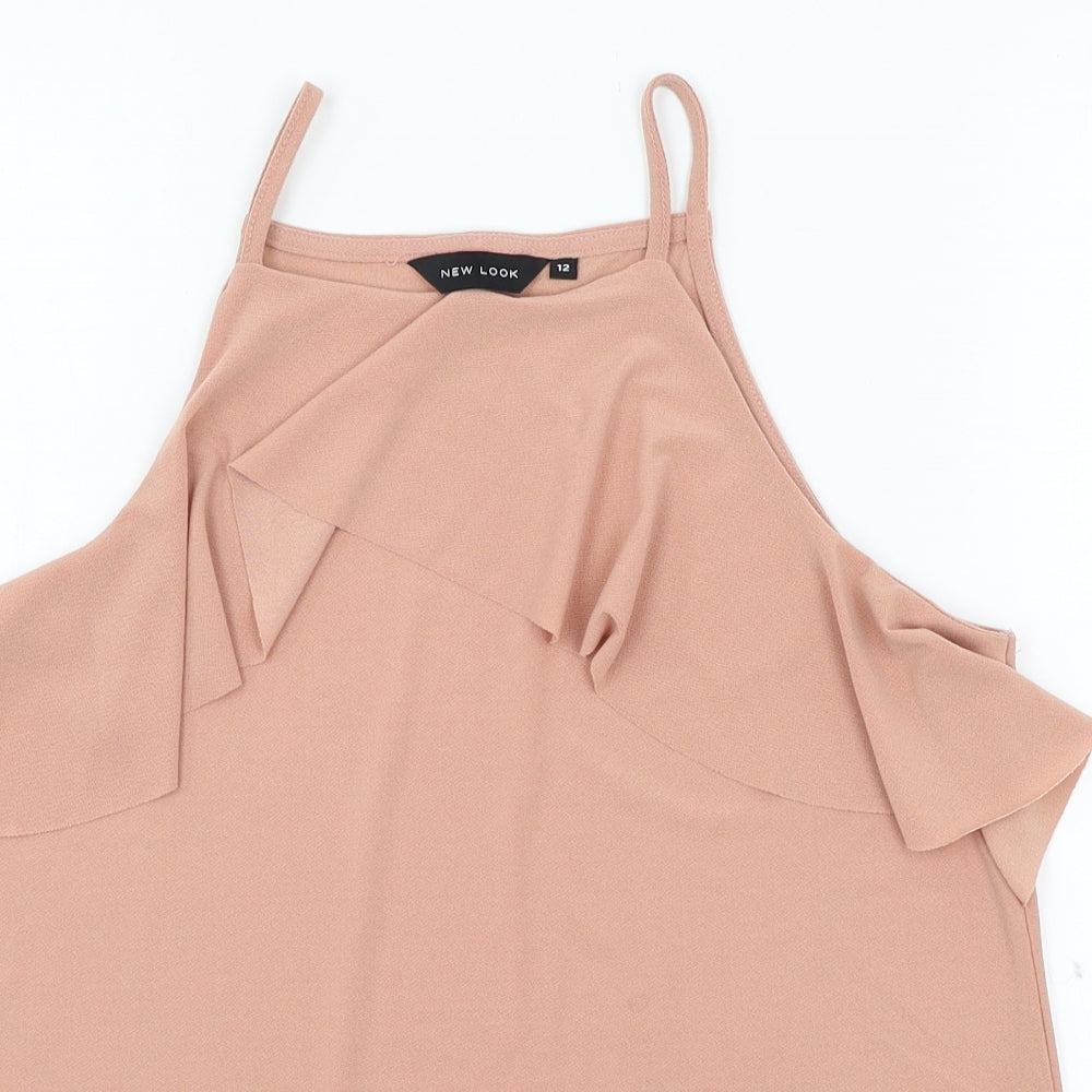New Look Womens Pink   Camisole Tank Size 12