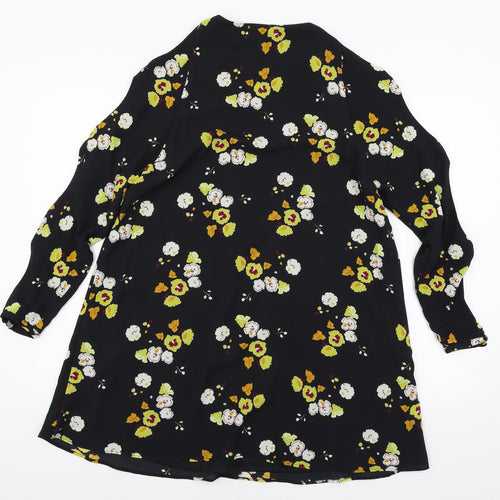 Zara Womens Black   A-Line  Size S  - Cut out sleeves