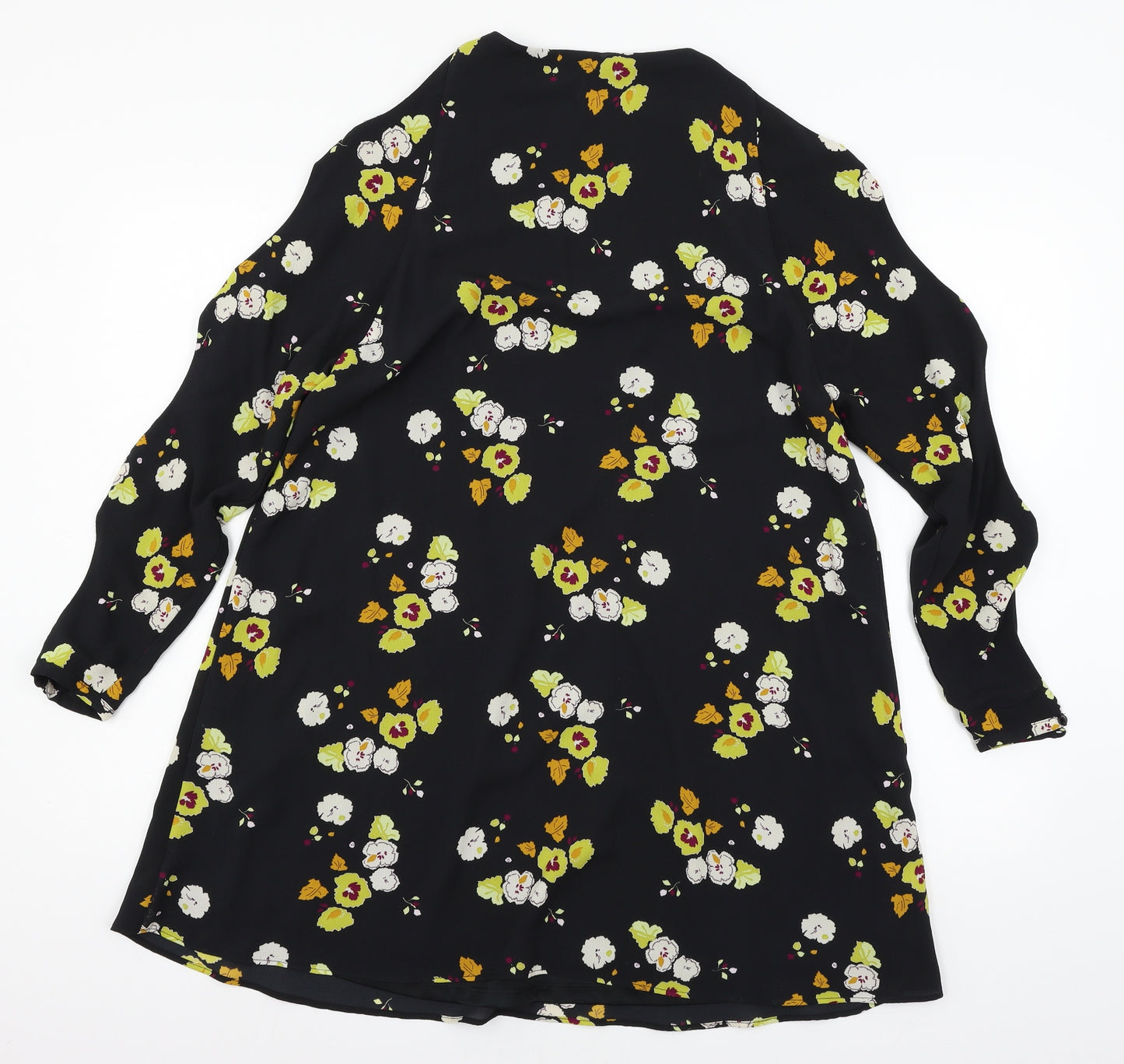 Zara Womens Black   A-Line  Size S  - Cut out sleeves