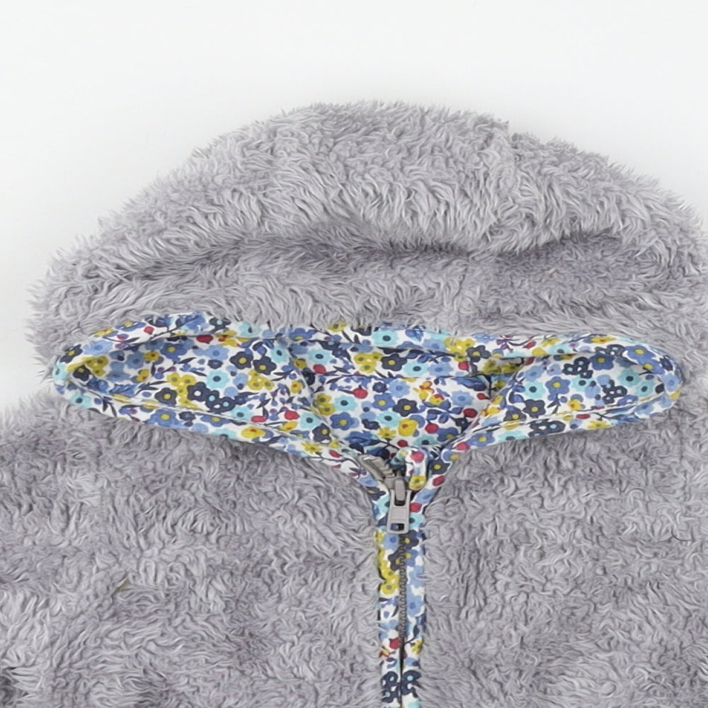 Mothercare Girls Grey   Jacket  Size 3-6 Months