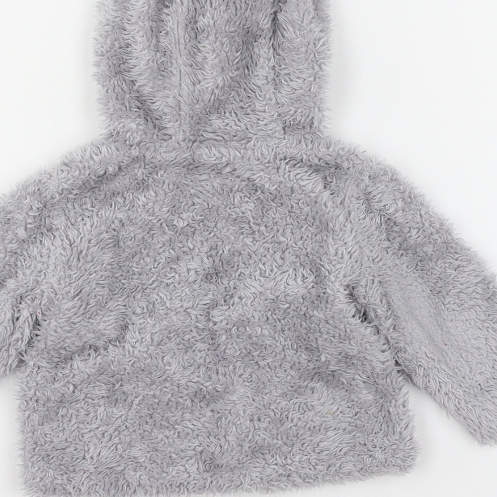 Mothercare Girls Grey   Jacket  Size 3-6 Months