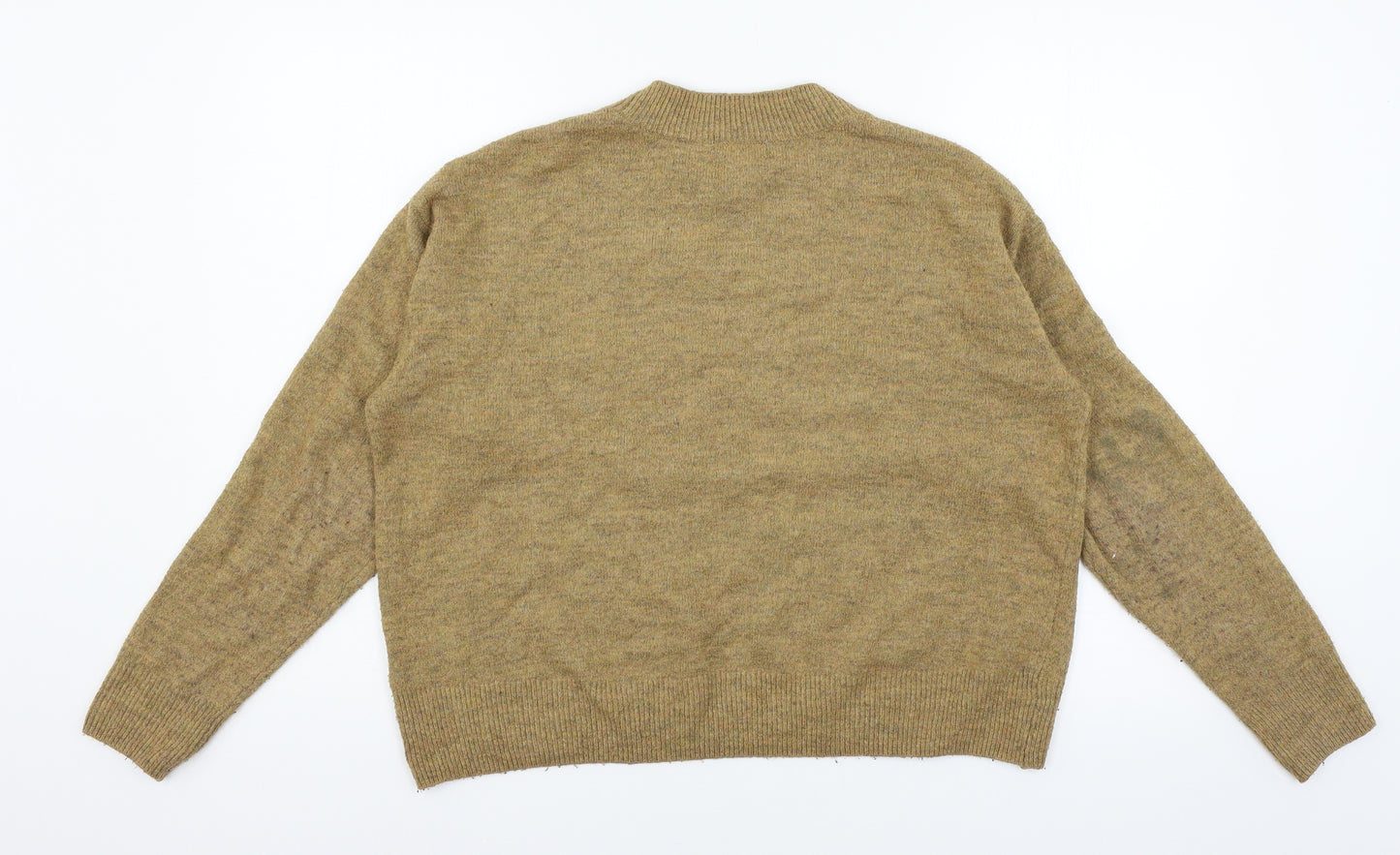 H&M Womens Brown  Knit Pullover Jumper Size S