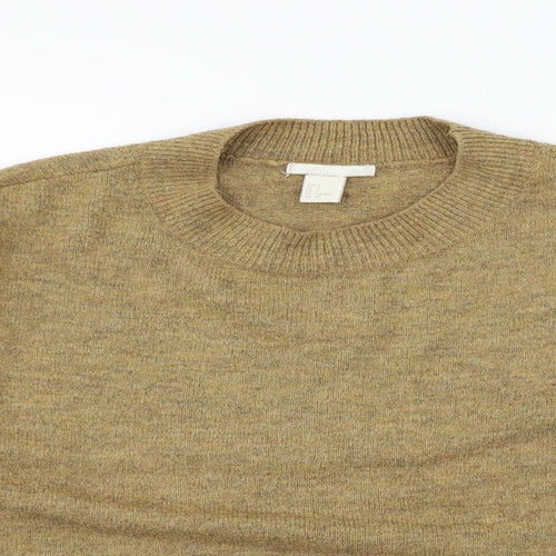 H&M Womens Brown  Knit Pullover Jumper Size S