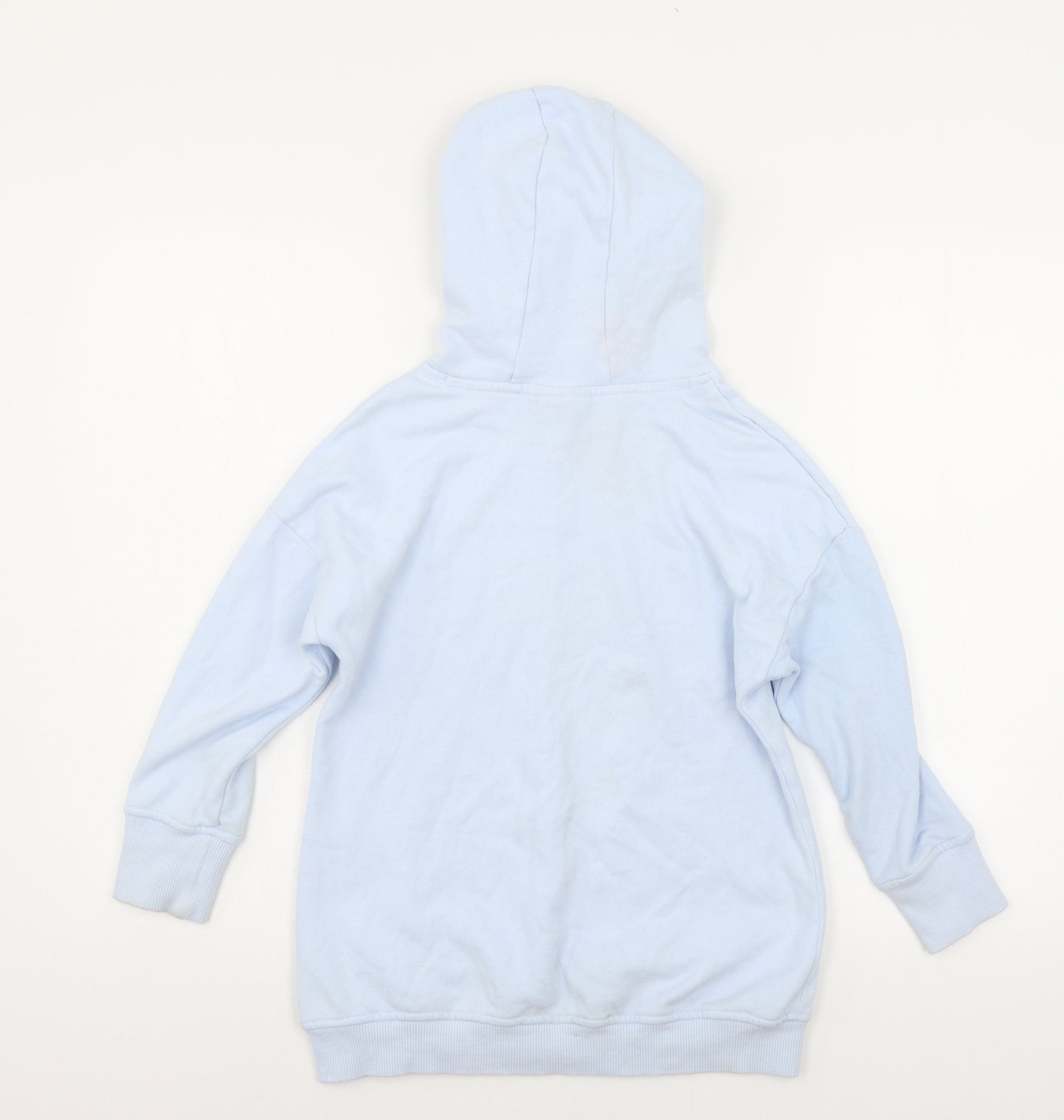 NEXT Girls Blue  Jersey Pullover Hoodie Size 8 Years  - Kitten