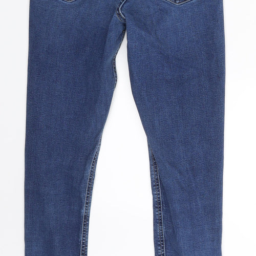Topshop Womens Blue  Denim Skinny Jeans Size 28 in L32 in