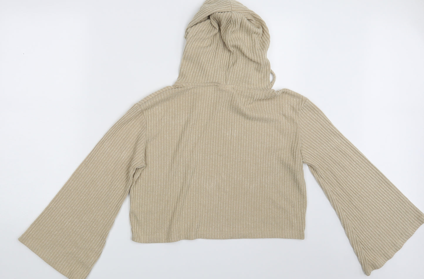 Chelsea Peers Womens Beige   Pullover Hoodie Size M