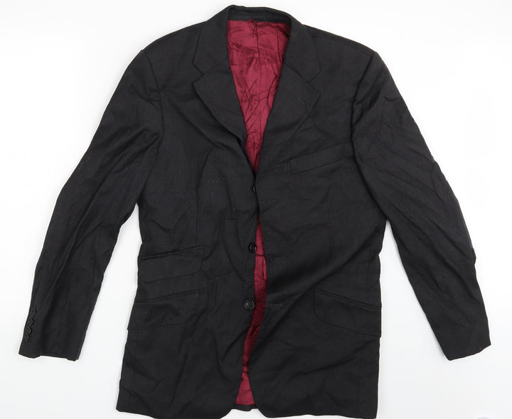 Mark Stephen Marengo Mens Black   Jacket Blazer Size 40