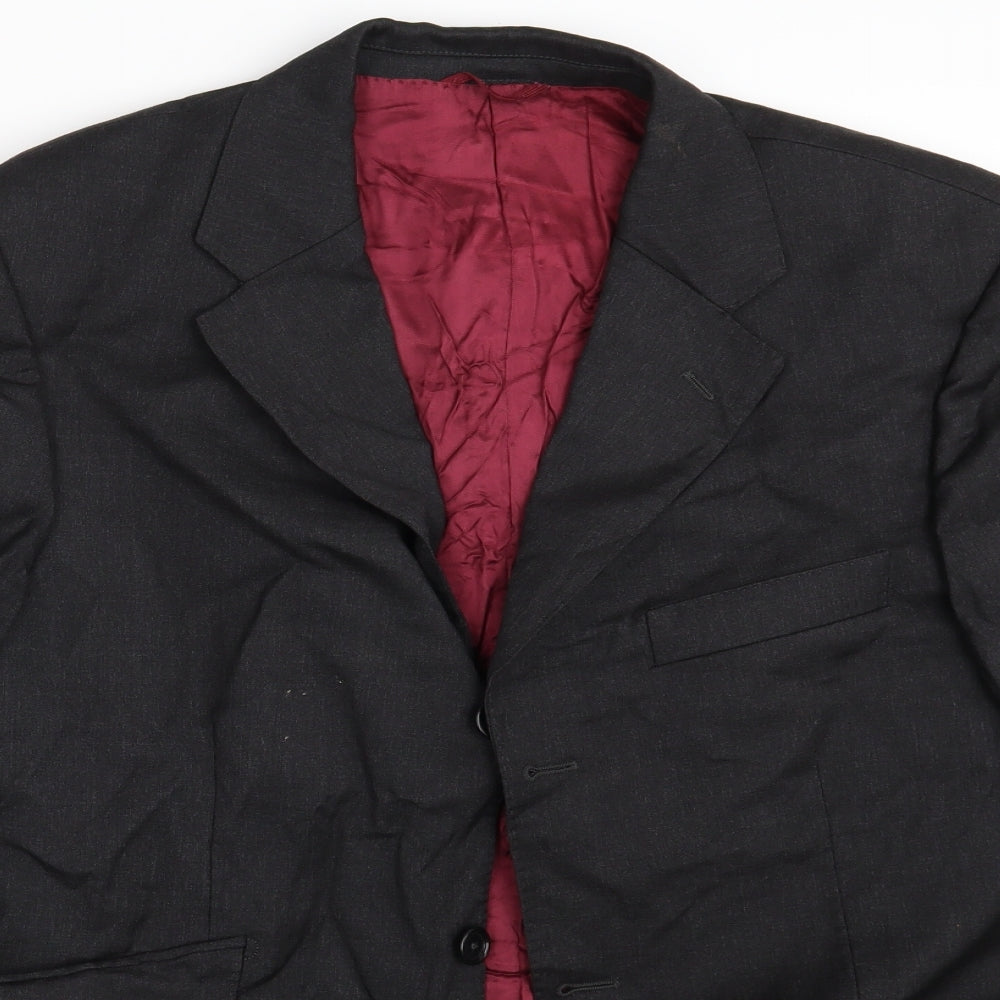 Mark Stephen Marengo Mens Black   Jacket Blazer Size 40