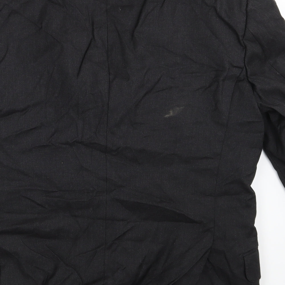 Mark Stephen Marengo Mens Black   Jacket Blazer Size 40