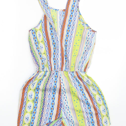 Atmosphere Womens Multicoloured Fair Isle  Bodysuit One-Piece Size 8 L3 in