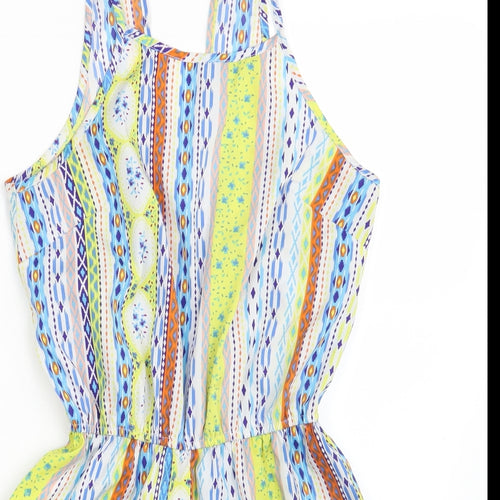 Atmosphere Womens Multicoloured Fair Isle  Bodysuit One-Piece Size 8 L3 in