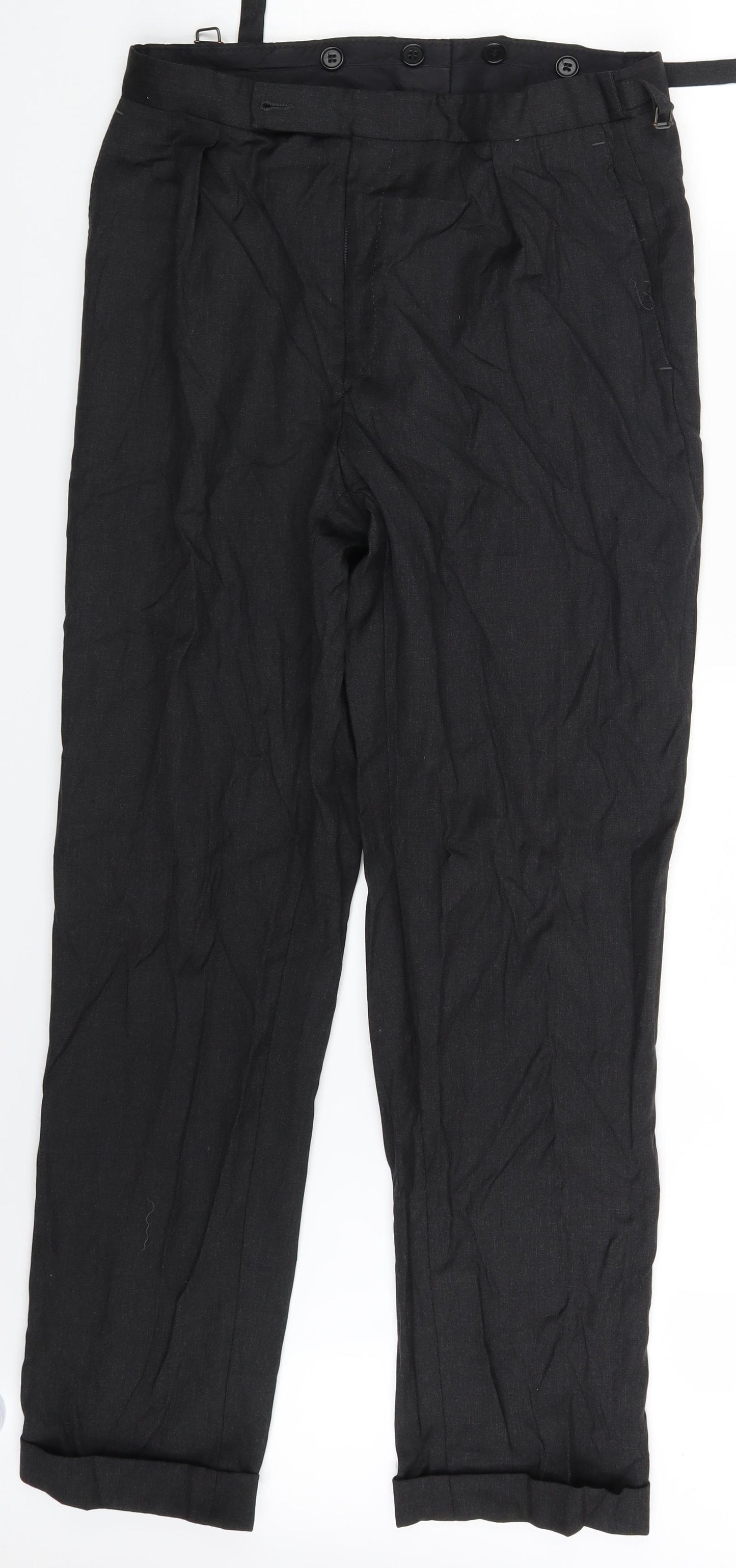 Mark Stephen Marengo Mens Black   Trousers  One Size L31 in