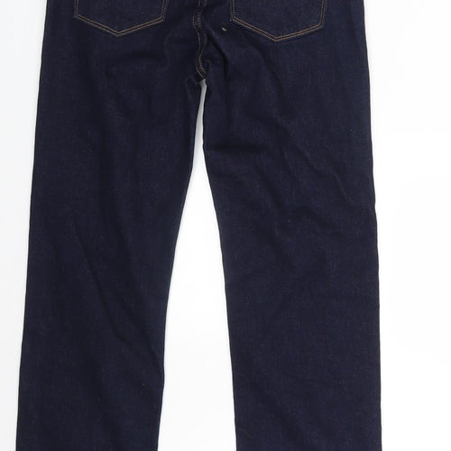 Levi's Womens Blue  Denim Straight Jeans Size 26 L28 in