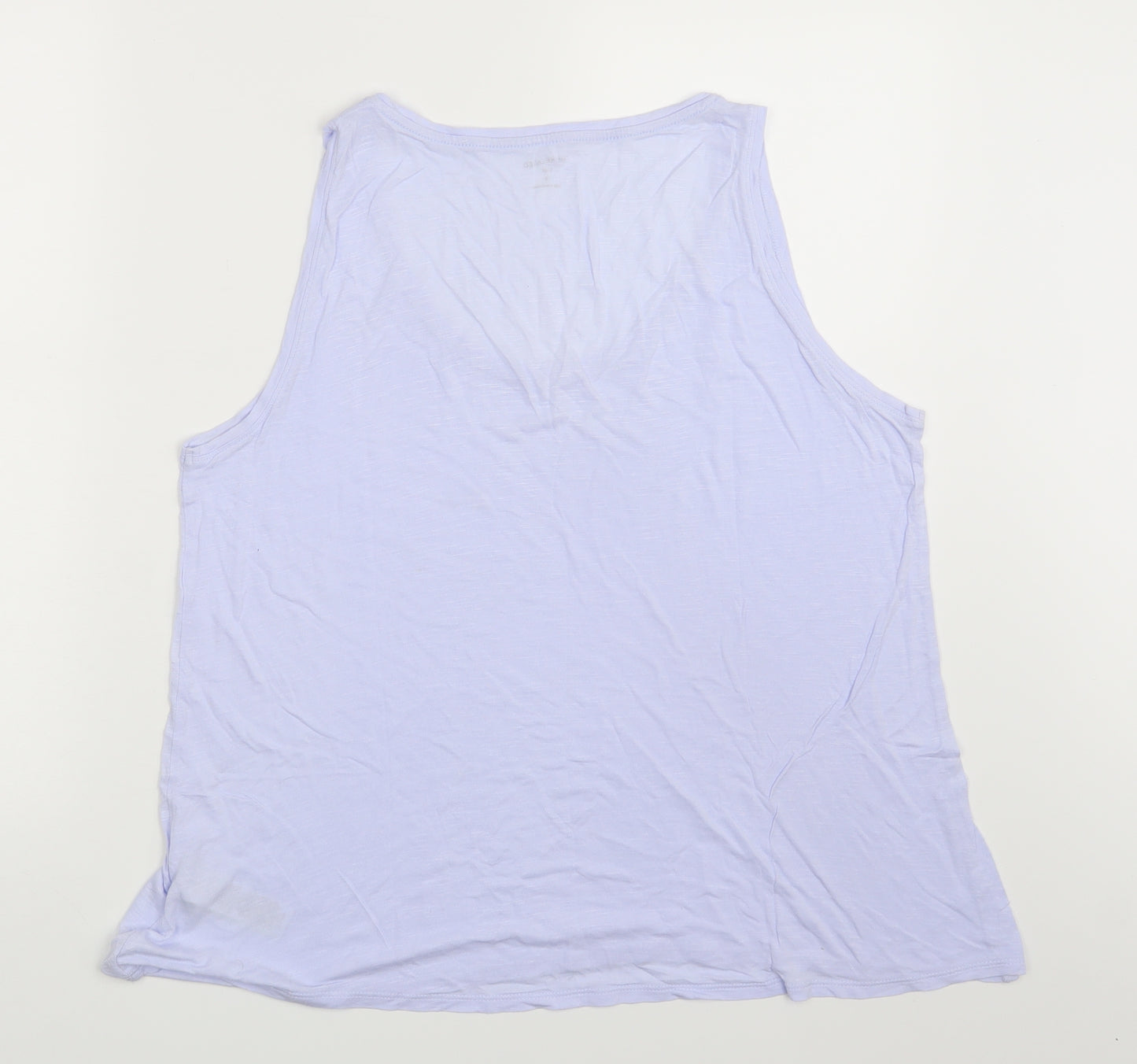 M&S Womens Blue   Basic Tank Size 16