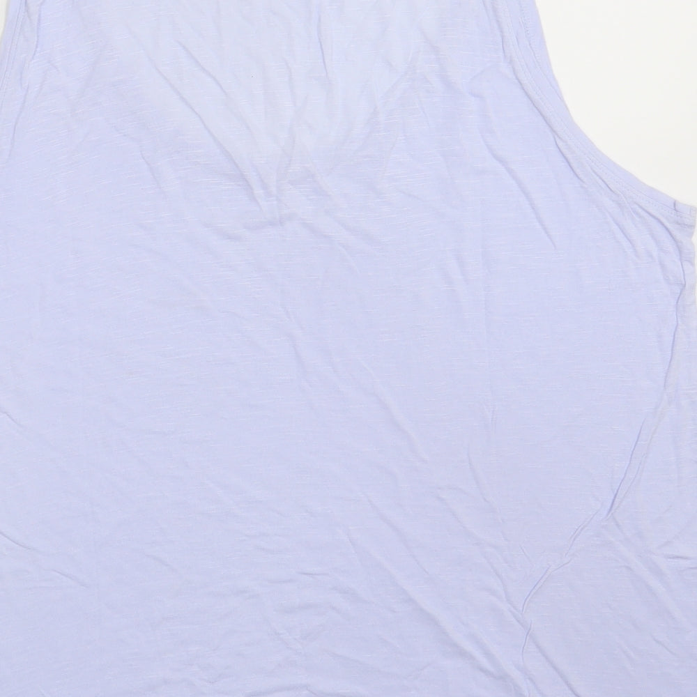 M&S Womens Blue   Basic Tank Size 16