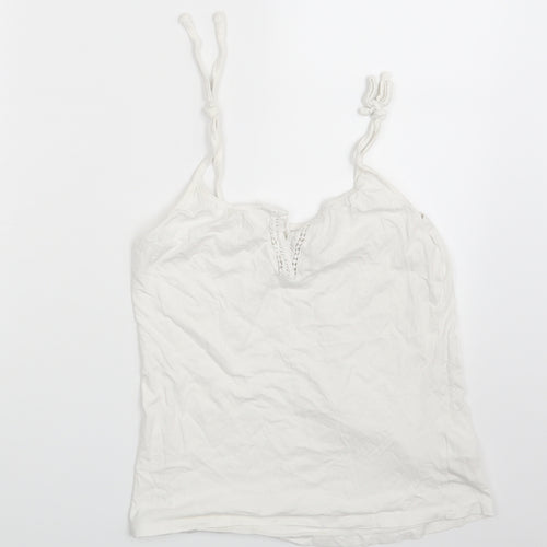 Love To Lounge Womens White   Basic Tank Size 4