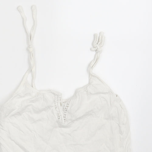 Love To Lounge Womens White   Basic Tank Size 4