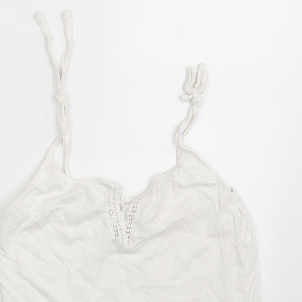 Love To Lounge Womens White   Basic Tank Size 4