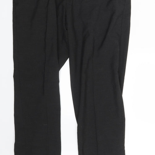 Find Mens Black   Trousers  Size 34 in L31 in